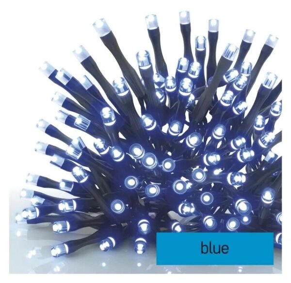Catena LED da esterno 100 LED/10 m IP44 blu