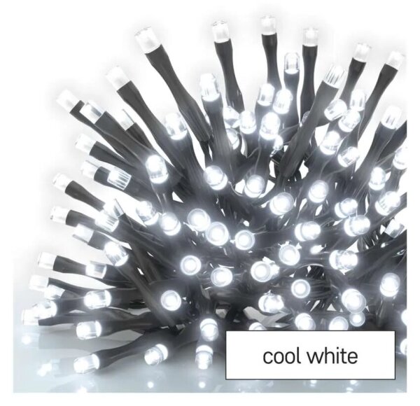 Catena luminosa LED da esterno 100xLED/2,5x0,9m IP44 bianco freddo