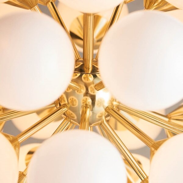 Endon 76499 - Lampadario sospeso su cavo OSCAR 28xG9/18W/230V oro