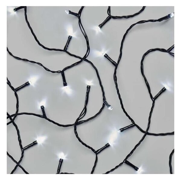 Catena luminosa LED da esterno 40 LED / 3 batterie AA 3,3 m IP44 bianco freddo