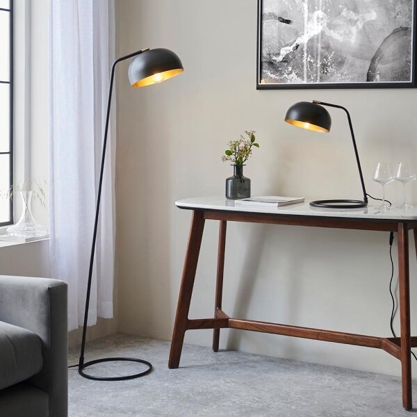 Endon 106336 - Lampada da tavolo BRAIR 1xE14/7W/230V nera