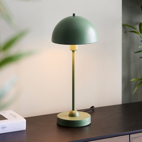 Endon 98495 - Lampada da tavolo SAROMA 1xE14/7W/230V verde