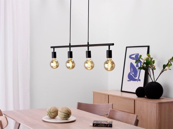 Cottex T1924SV - Lampadario a cavo ARC 4xE27/60W/230V
