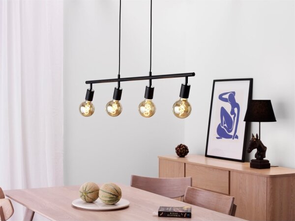 Cottex T1924SV - Lampadario a cavo ARC 4xE27/60W/230V