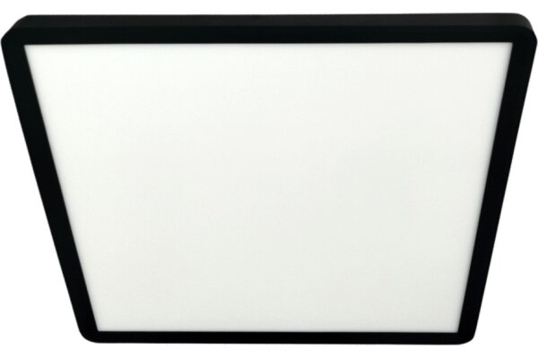 Plafoniera LED/32W/230V 3000/4000/6500K 40x40 cm nero