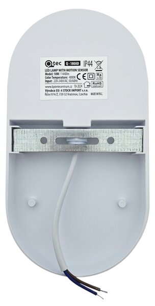 Applique da esterno a LED con sensore di movimento LED/18W/230V IP44 bianco