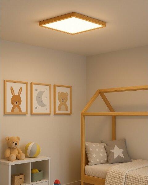 Plafoniera LED/32W/230V 3000/4000/6500K 40x40 cm beige