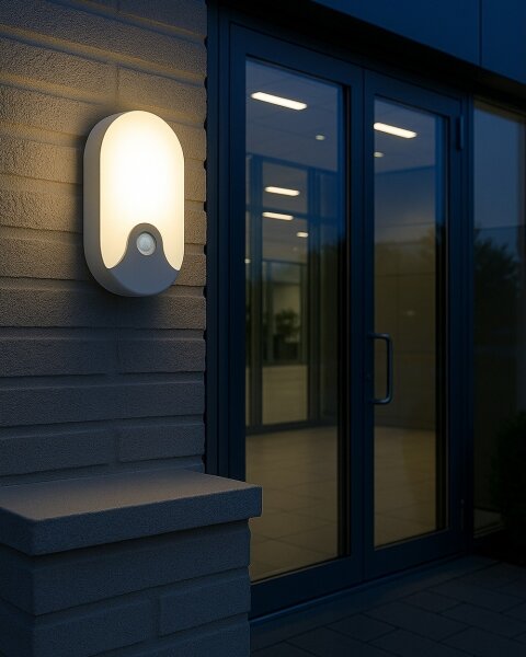 Applique da esterno a LED con sensore di movimento LED/18W/230V IP44 bianco