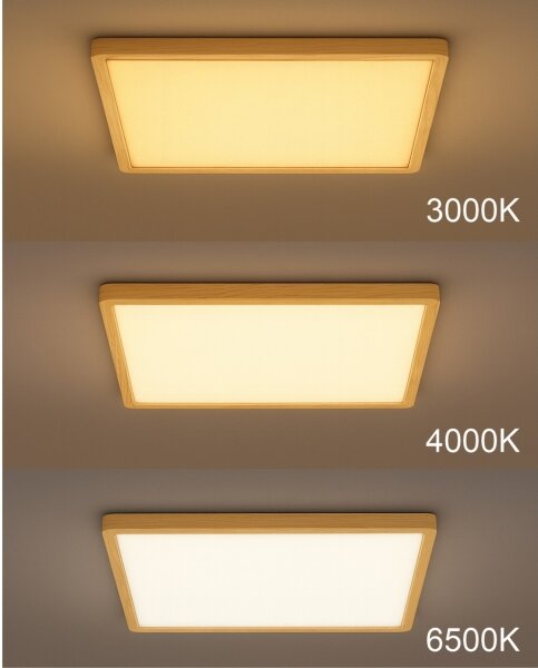 Plafoniera LED/32W/230V 3000/4000/6500K 40x40 cm beige