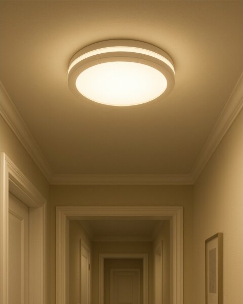 Plafoniera LED con sensore di movimento LED/20W/230V 3000/4000/6500K IP54 bianca