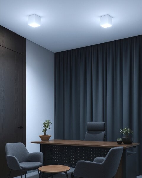 Faretto LED/5W/230V 3000/4000/6400K 7,5x7,5 cm bianco