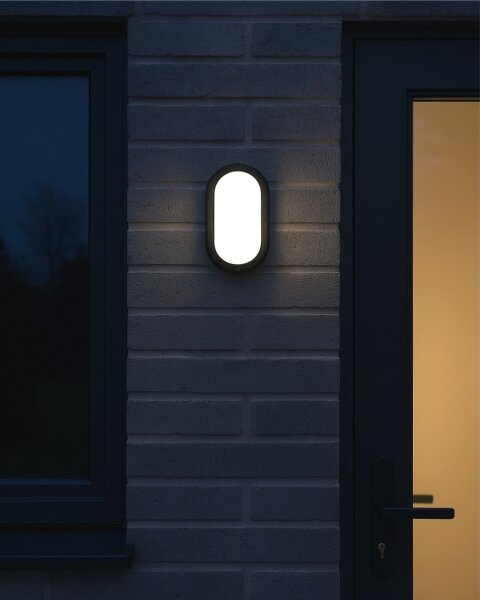 Plafoniera LED da esterno LED/8W/230V 4200K IP64 nera