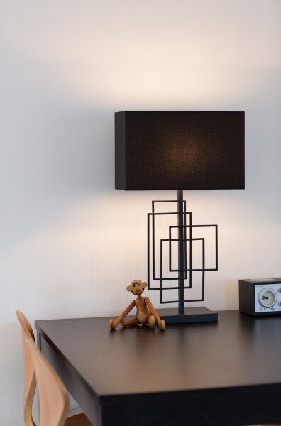 ByRydens 4002040-4002 - Lampada da tavolo PARAGON 1xE27/5W/230V nera