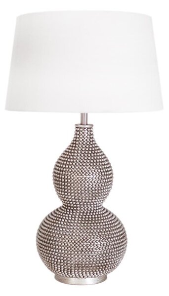 ByRydens 4001840-6508 - Lampada da tavolo LOFTY 1xE27/5W/230V bianco/argento