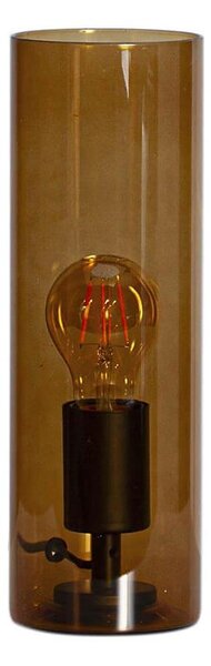 ByRydens 2820570-5512 - Lampada da tavolo FLAKE 1xE27/8W/230V marrone/fumé