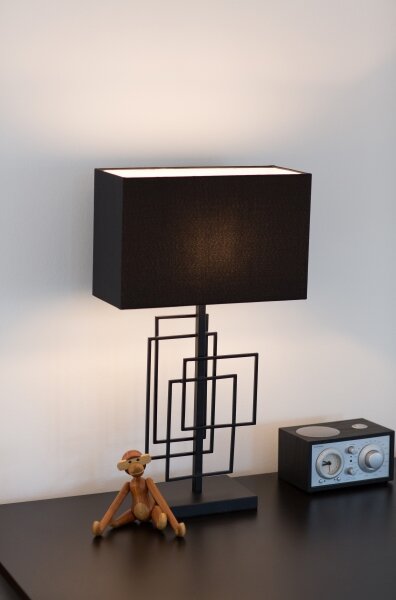 ByRydens 4002040-4002 - Lampada da tavolo PARAGON 1xE27/5W/230V nera