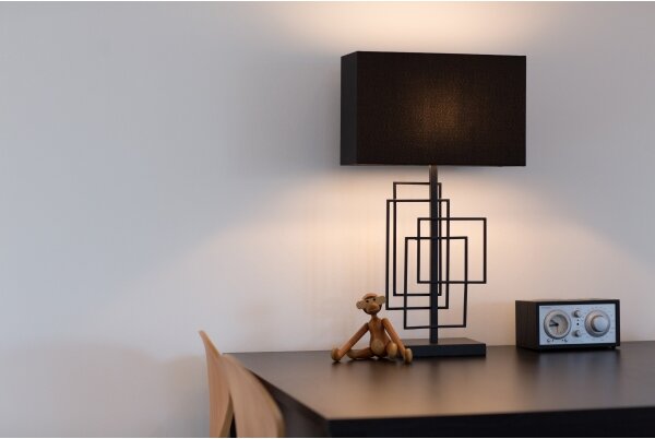 ByRydens 4002050-4002 - Lampada da tavolo PARAGON 1xE27/5W/230V nera