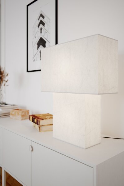 ByRydens 4024610-5000 - Lampada da tavolo iSQUARE 1xE27/8W/230V bianca