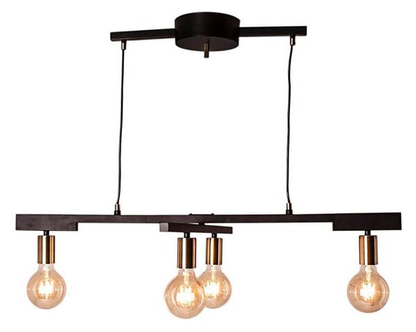 ByRydens 4201030-4002 - Lampadario a sospensione su cavo ZEONA 4xE27/5W/230V