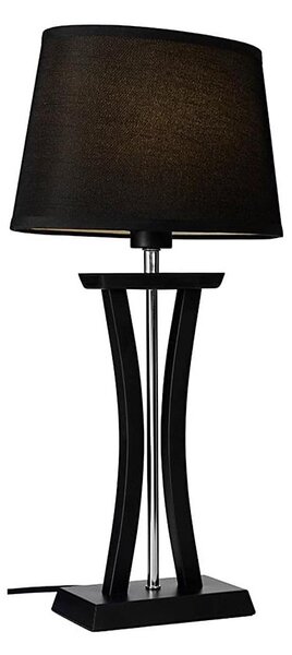 Cottex B2418SV - Lampada da tavolo NEW CHELSEA 1xE14/40W/230V nera