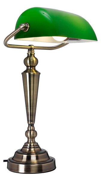 Cottex B1019AGR - Lampada da scrivania THE BANKER 1xE27/60W/230V