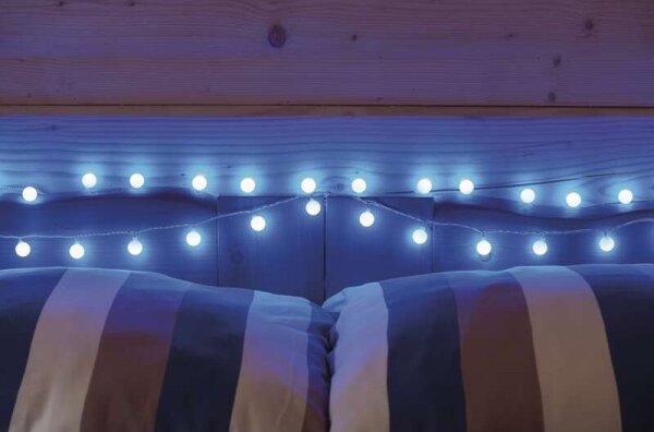 LED catena luminosa per esterni 40xLED/9m IP44 blu