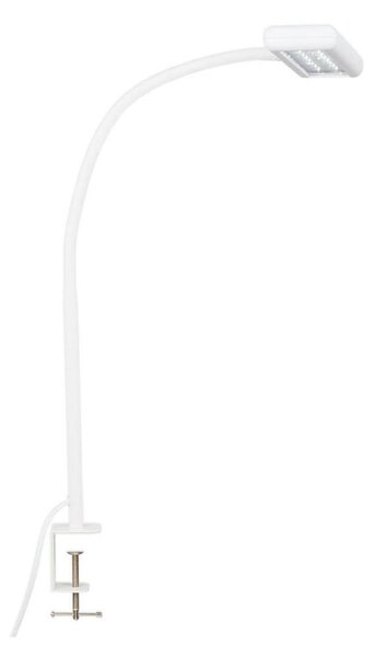 Brilo - LED Flessibile lampada da tavolo con clip TRASNA LED/7,5W/230V bianco