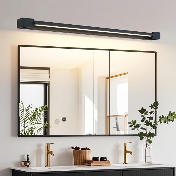 Brilagi-LED Illuminazione per specchio da bagno AQUA LINE LED/24W/230V 90 cm IP44 nero