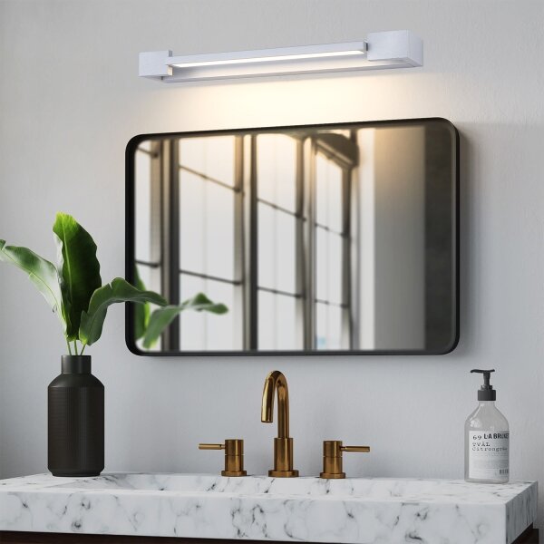 Brilagi-LED Specchio illuminato per bagno AQUA LINE LED/12W/230V 45 cm IP44 cromo opaco