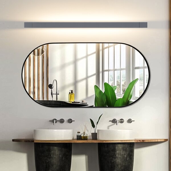 Brilagi - Illuminazione a LED per specchio da bagno AQUA LINE LED/24W/230V 90 cm IP44 antracite