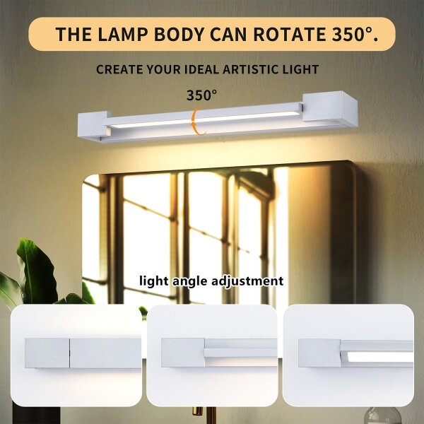 Brilagi- Illuminazione a LED per specchio da bagno AQUA LINE LED/12W/230V 45 cm IP44 bianco