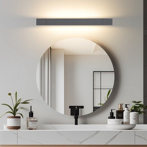 Brilagi - Illuminazione LED per specchio da bagno AQUA LINE LED/12W/230V 45 cm IP44 antracite