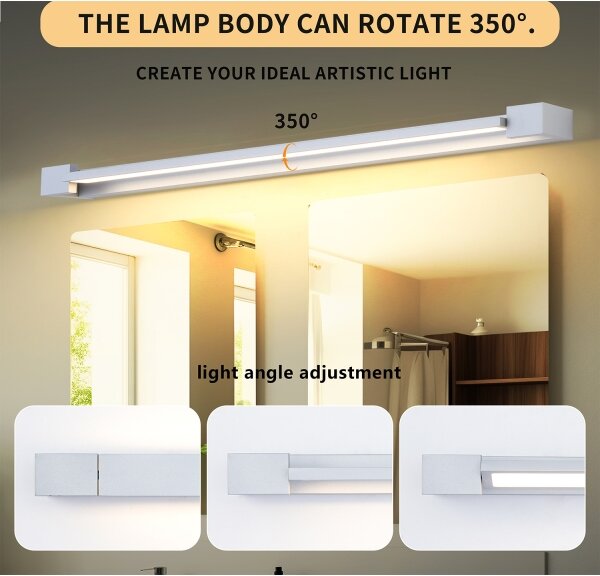 Brilagi-LED Specchio illuminato per bagno AQUA LINE LED/36W/230V 120 cm IP44 cromo opaco