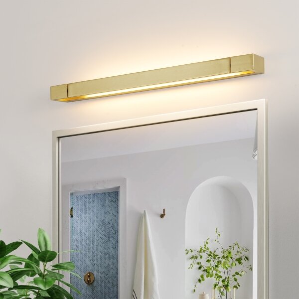 Brilagi-LED Illuminazione per specchio da bagno AQUA LINE LED/18W/230V 60 cm IP44 dorata