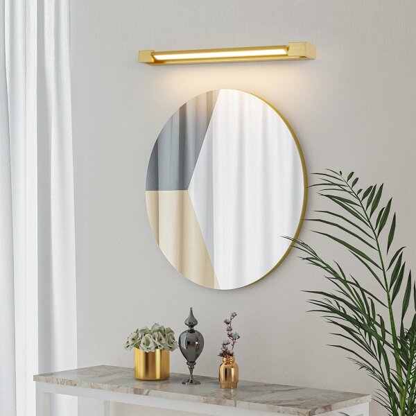 Brilagi-LED Illuminazione per specchio da bagno AQUA LINE LED/18W/230V 60 cm IP44 dorata
