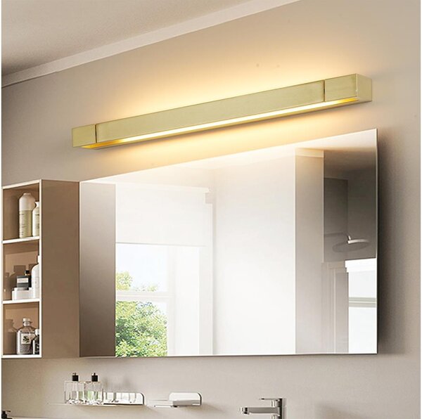 Brilagi-LED Illuminazione per specchio da bagno AQUA LINE LED/18W/230V 60 cm IP44 dorata