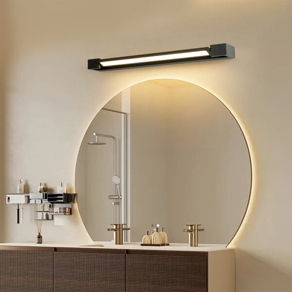 Brilagi-LED Lampada per specchio da bagno AQUA LINE LED/18W/230V 60 cm IP44 nero
