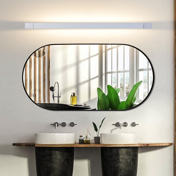 Brilagi-LED Specchio da bagno illuminato AQUA LINE LED/24W/230V 90 cm IP44 cromo opaco