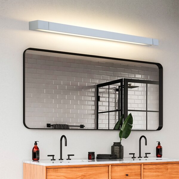 Brilagi-LED Specchio da bagno illuminato AQUA LINE LED/24W/230V 90 cm IP44 cromo opaco