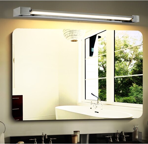 Brilagi-LED Specchio da bagno illuminato AQUA LINE LED/24W/230V 90 cm IP44 cromo lucido