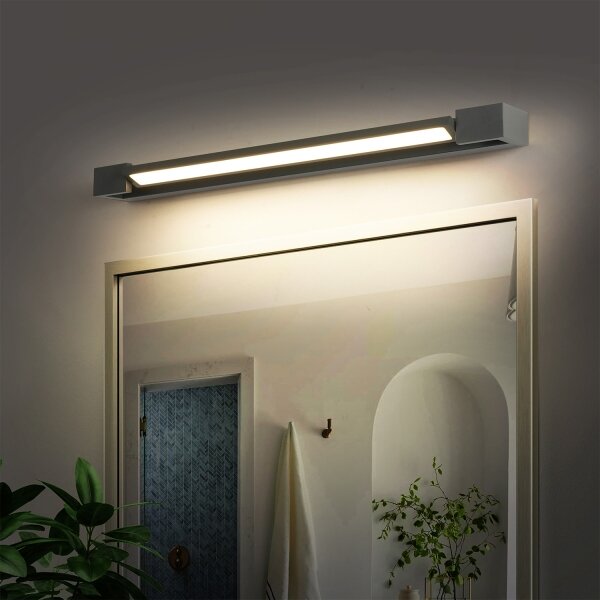 Brilagi - Illuminazione per specchio LED da bagno AQUA LINE LED/18W/230V 60 cm IP44 antracite