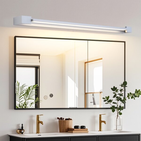 Brilagi-LED Specchio da bagno illuminato AQUA LINE LED/24W/230V 90 cm IP44 cromo opaco