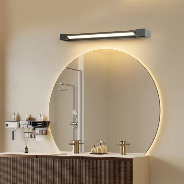 Brilagi - Illuminazione per specchio LED da bagno AQUA LINE LED/18W/230V 60 cm IP44 antracite