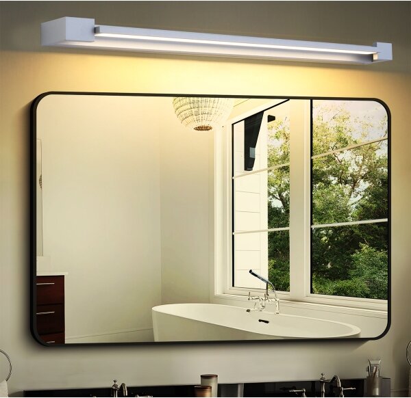 Brilagi-LED Specchio da bagno illuminato AQUA LINE LED/24W/230V 90 cm IP44 cromo opaco