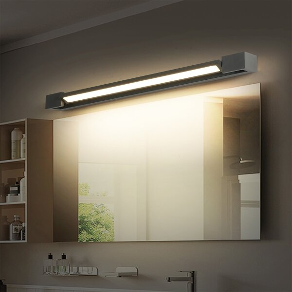 Brilagi - Illuminazione per specchio LED da bagno AQUA LINE LED/18W/230V 60 cm IP44 antracite