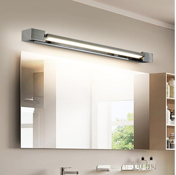 Specchio Da Bagno Illuminato A LED 50 Cm X 70 Cm, 3 Temperature Di Colore Montaggio A Parete Specchio Intelligente Multifunzione 81460880