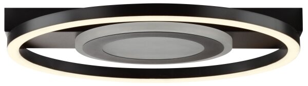 Brilliant - Plafoniera LED RGBW dimmerabile MAUREEN LED/20W/230V 3000-6500K nera + telecomando