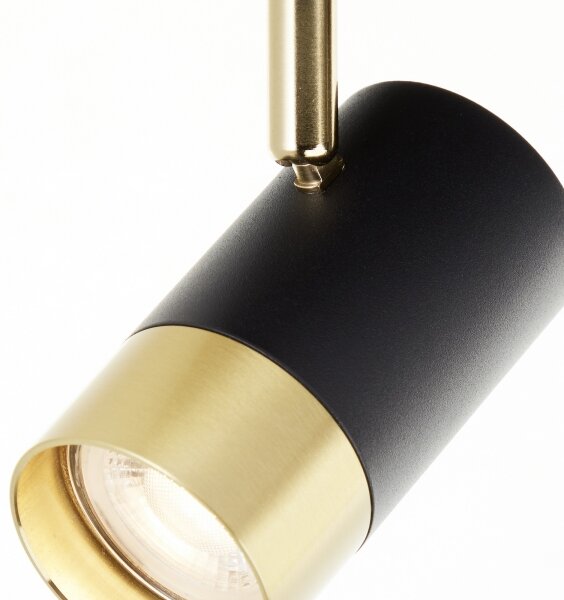 Brilliant - Faretto LED VIGOLO 3x GU10/5W/230V, nero/oro