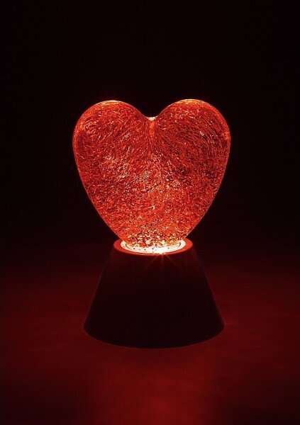 Rabalux 76040 - Lampada decorativa LED RGB SPARKLY LED/0,8W/3xAA a forma di cuore