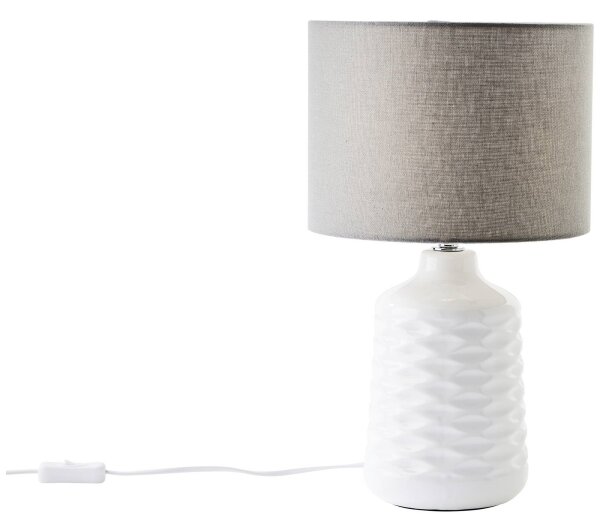 Brilliant - Lampada da tavolo ILYSA 1xE14/40W/230V bianco/grigio